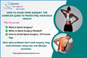 how to avoid spine surgery